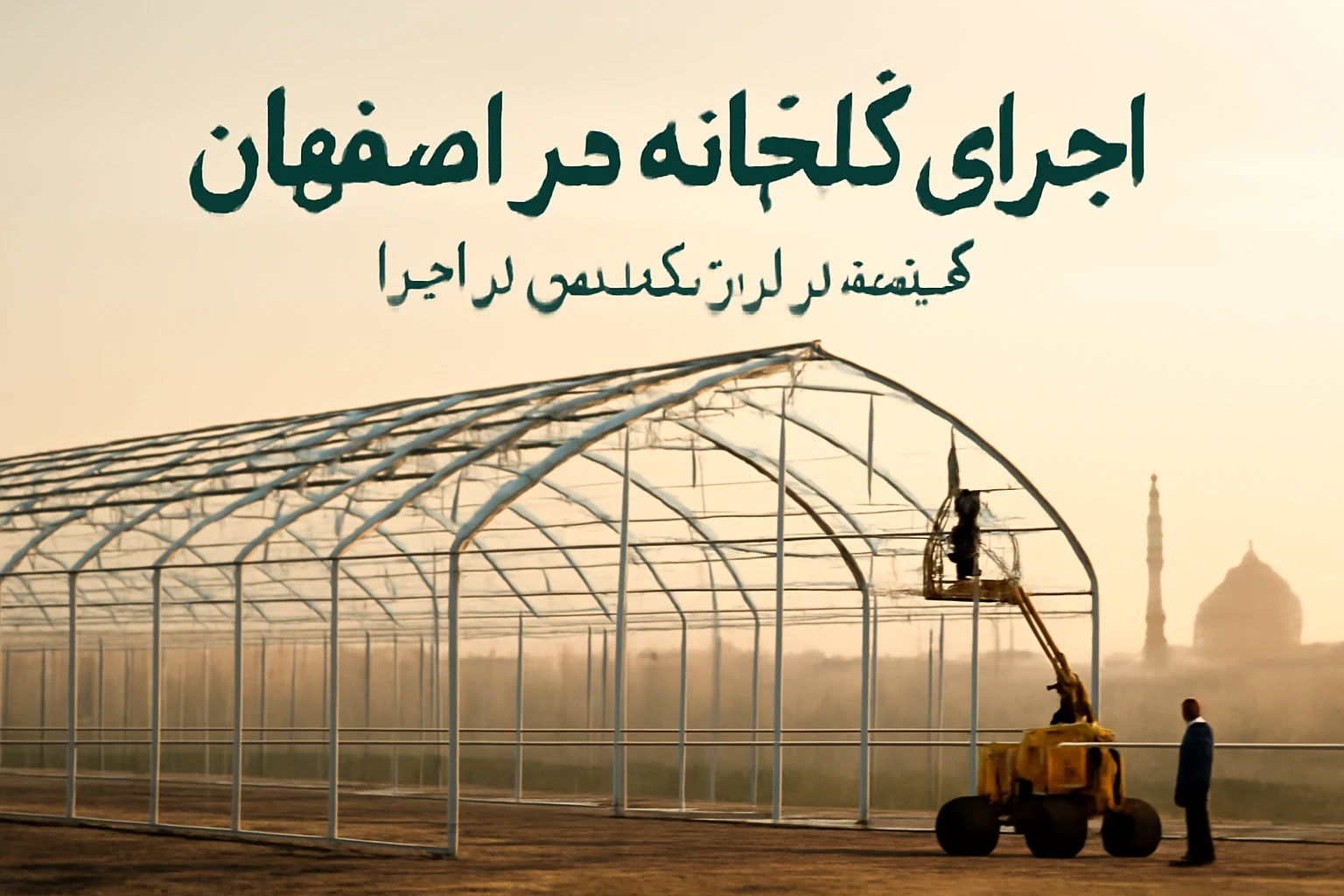 اجرای گلخانه در اصفهان